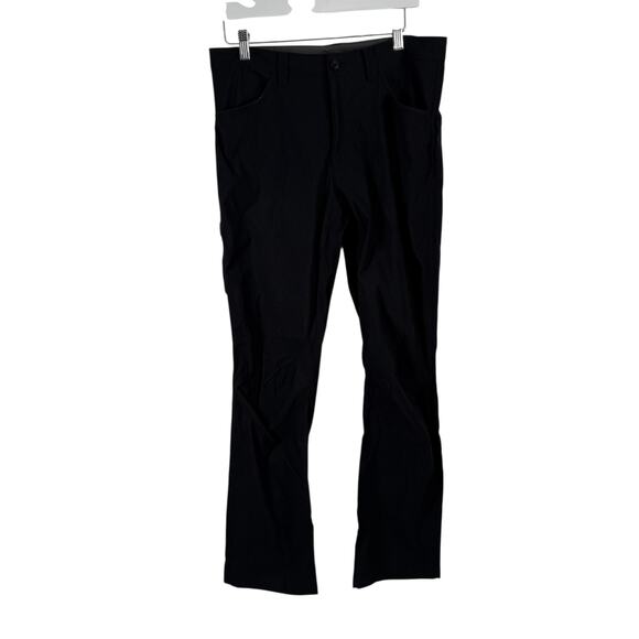 Eddie Bauer Mens Tech Pant Black Travel Hybrid Golf Work Outdoor Size 32x32 - Picture 1 of 6